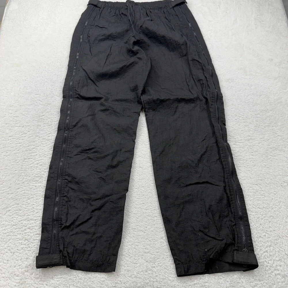 Helly‎ Hansen Mens Black Full Zip Nylon Track Pants Athletic Casual Size M